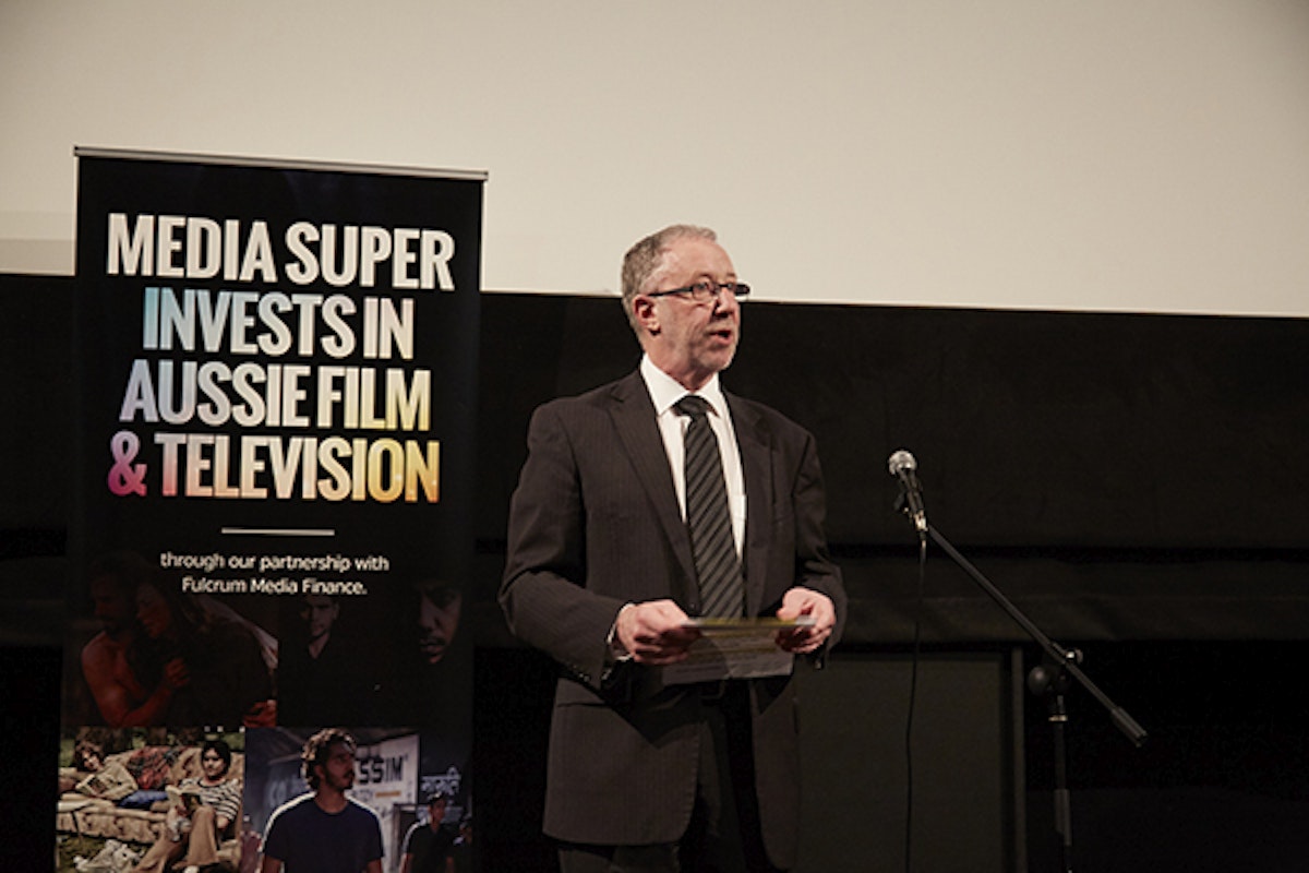 Media super ceo graeme russell announcing 100m milestone web
